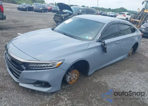 2022 Honda Accord Sport из США, поврежденный, VIN 1HGCV1F34NA122000